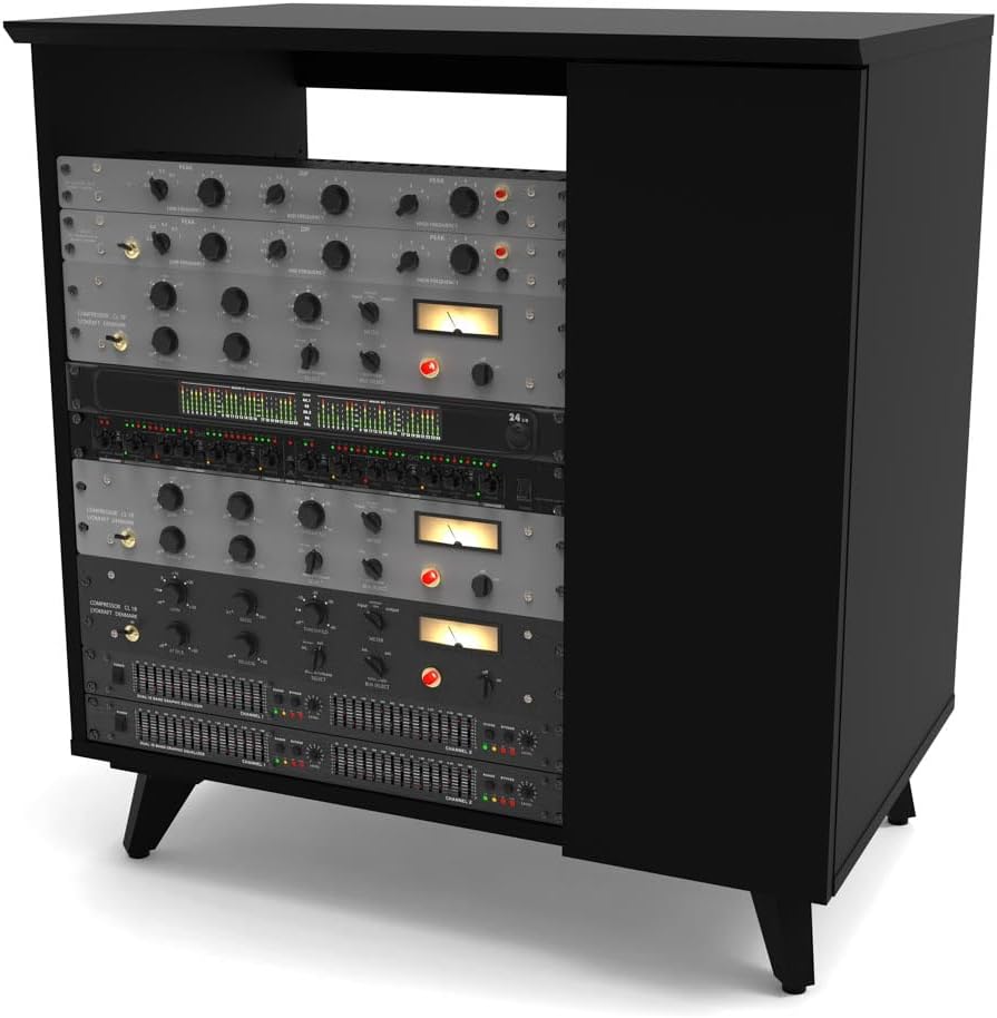 Glorious 246884 Modular Side Rack Black Studio Furniture