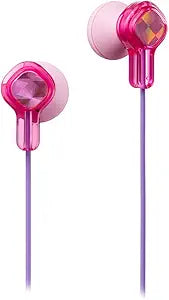 JVC HAKD1P Wired Kid-Safe Volume Limiting Earphones - Pink