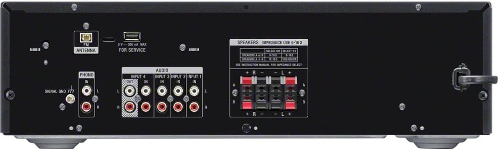 Sony STR-DH190 Stereo Receiver Phono Bluetooth Bundle