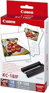 Canon KC-18IF Ink Label Set Credit Card Size