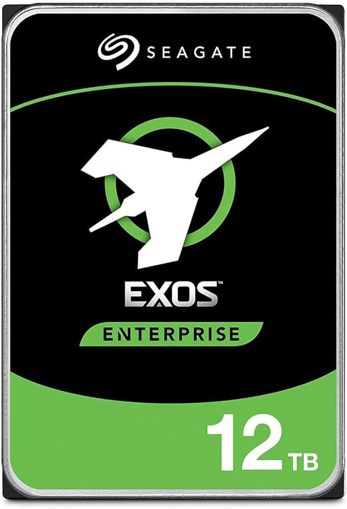 Seagate ST12000NM0127 12TB Exos Enterprise Hard Drive Renewed