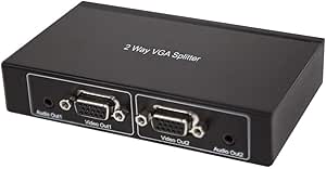 Monoprice 115649 1x2 VGA Splitter with Audio 500MHz