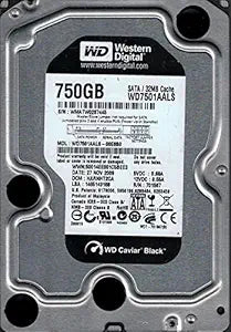 Western Digital WD7501AALS 750GB Caviar Black Hard Drive — main product image