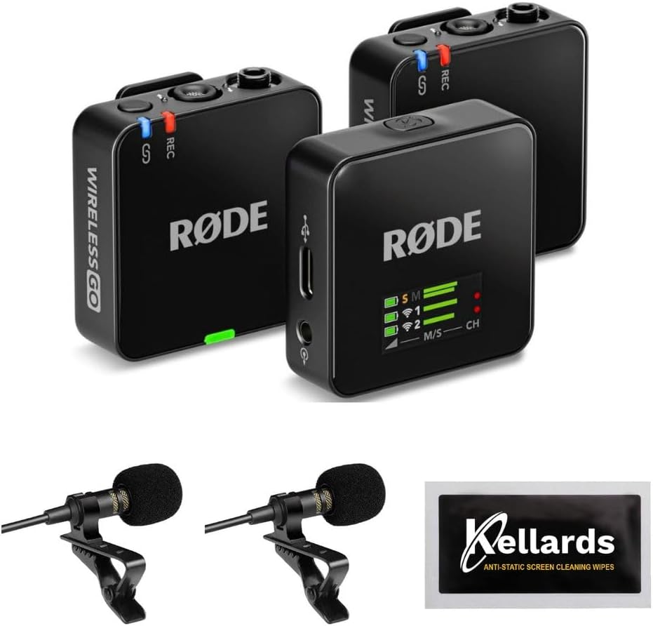 Rode WIGOGEN3 Wireless GO Gen 3 Microphone Bundle