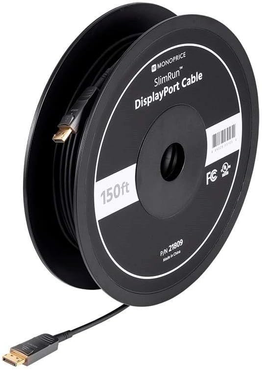Monoprice 121805 SlimRun AV DisplayPort Cable 40ft