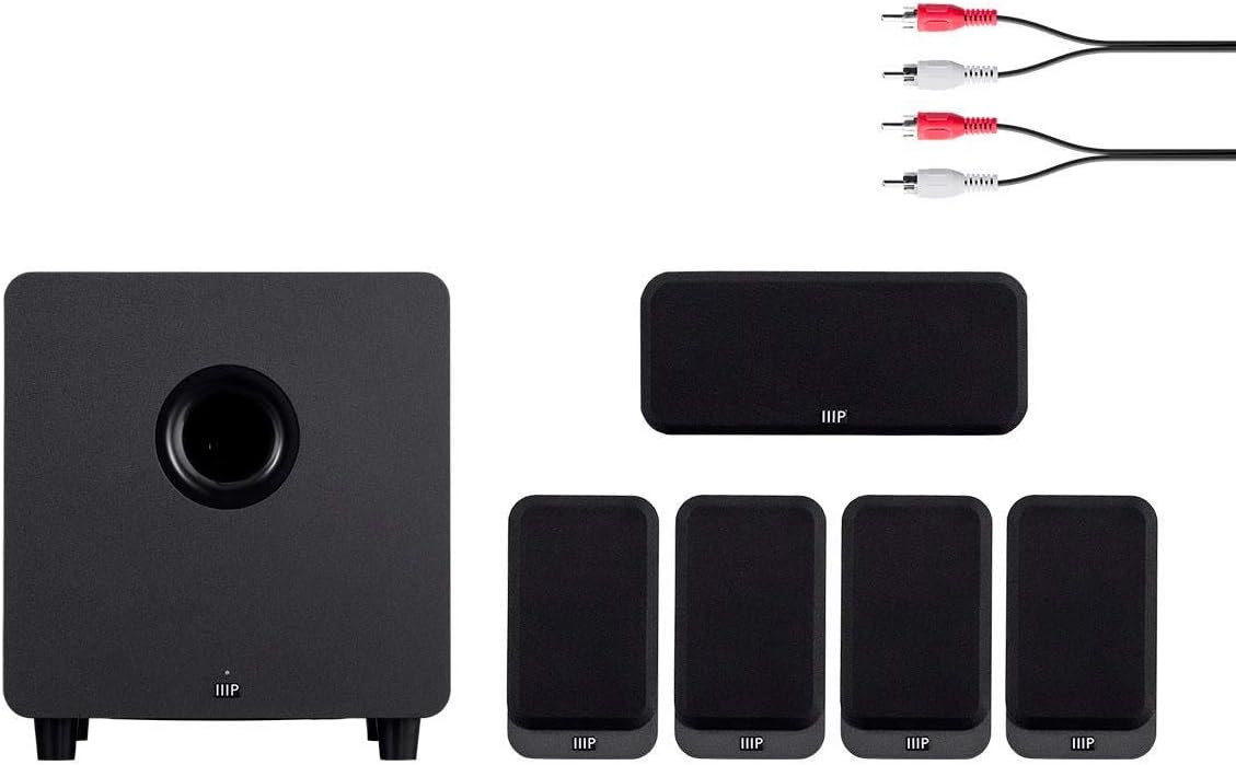 Monoprice 139358 HT-35 5.1-Channel Home Theater System