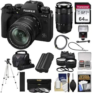Fujifilm X-T4 Mirrorless Camera with 18-55mm & 50-230mm Lens Kit