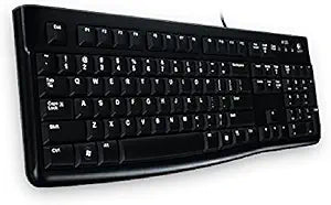 Logitech K120 Wired USB German QWERTZ Keyboard