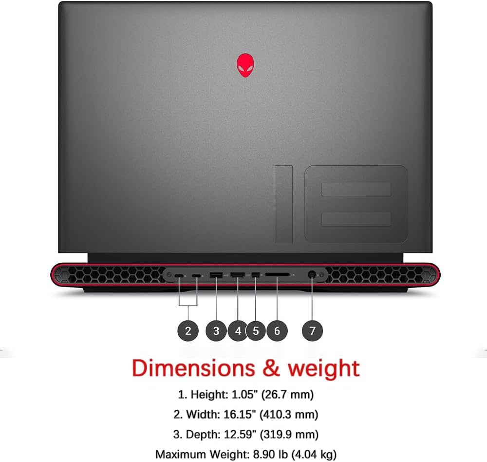 Alienware M18 Gaming Laptop Ryzen RTX 4070