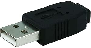 Monoprice 104817 USB A Male to Mini B5 Female Adapter