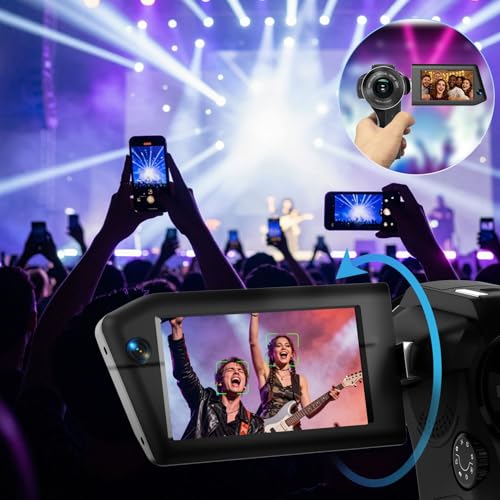 SENECESLI 8K Dual-Lens Handheld Video Camera — main product image