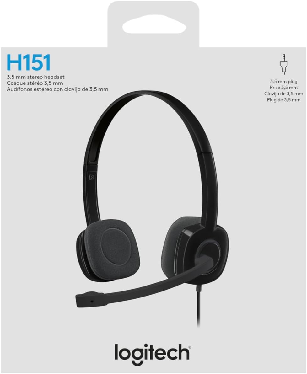 Logitech 981-000587 H151 Wired Stereo Headset