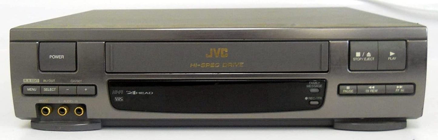 JVC VCR 4 Head VCR+ Renewed Player with Remote