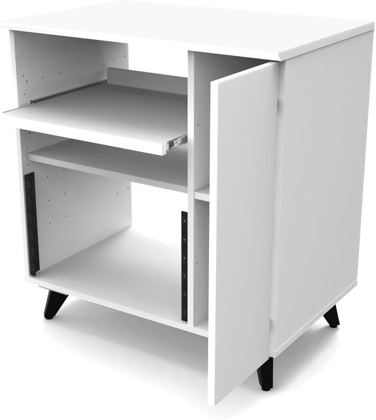 Glorious 246885 Modular Side Rack White Studio Furniture — main product image