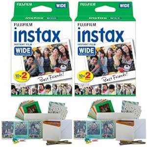 Fujifilm instax Wide Instant Film Twin Pack Bundle