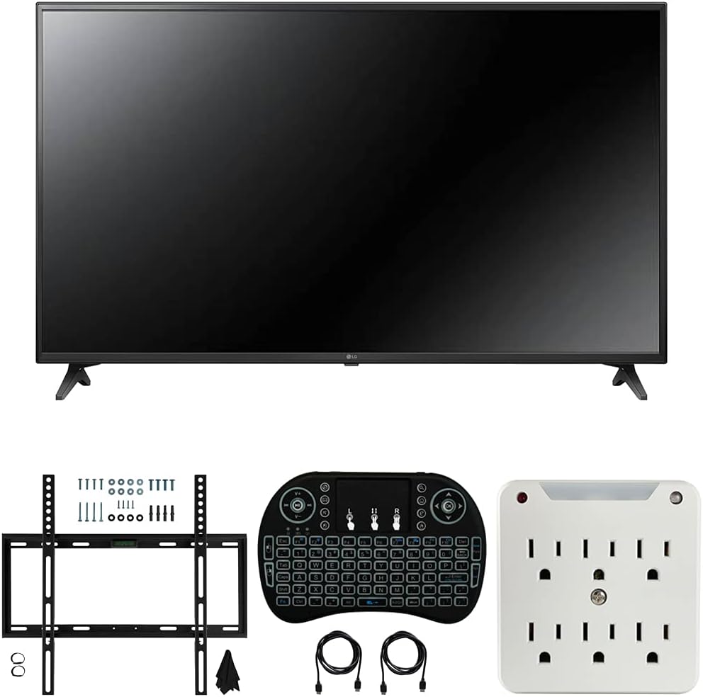 LG E3LG43UM6910 43" 4K UHD Smart TV Bundle