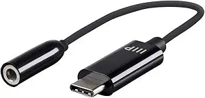 Monoprice 133044 USB-C to 3.5mm Audio Adapter - Black — main product image