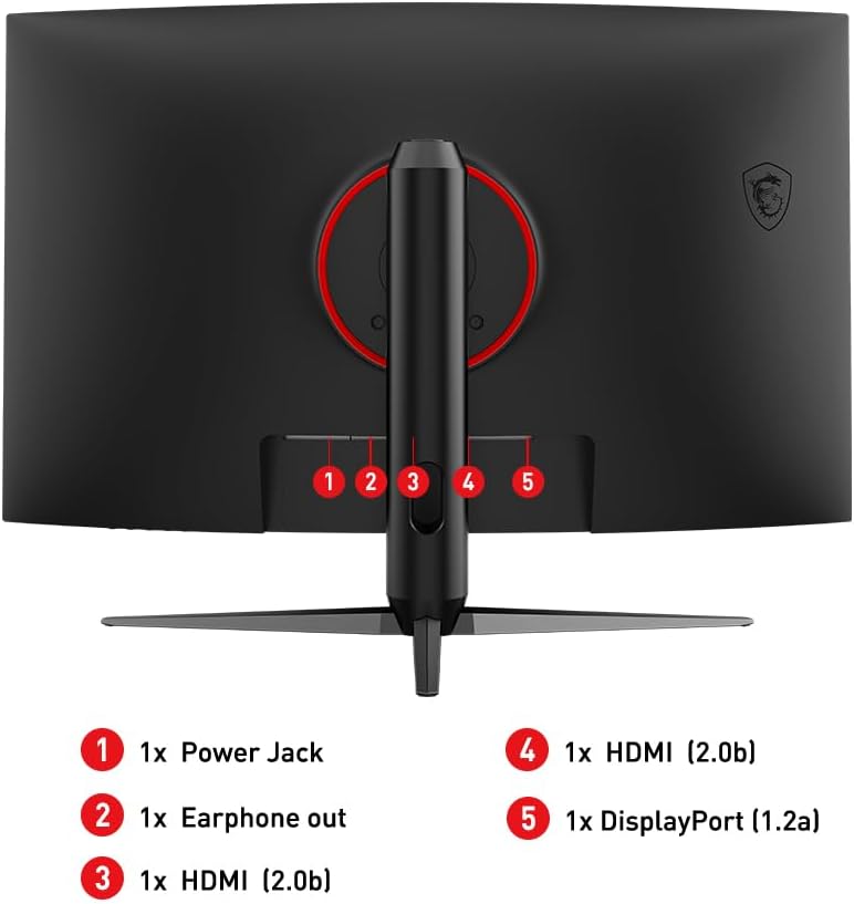 MSI G321CQP E2 32" QHD 170Hz Curved Gaming Monitor