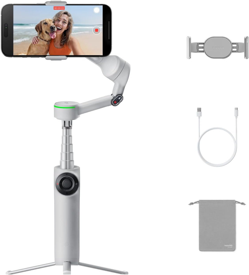 Insta360 Flow 2 Pro Grey AI Phone Gimbal — main product image