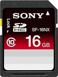 Sony SF16NX/TQM 16GB SDHC Class 10 Memory Card — main product image