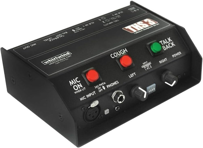Whirlwind THS 3 Talkback Headphone Announcer Console — main product image