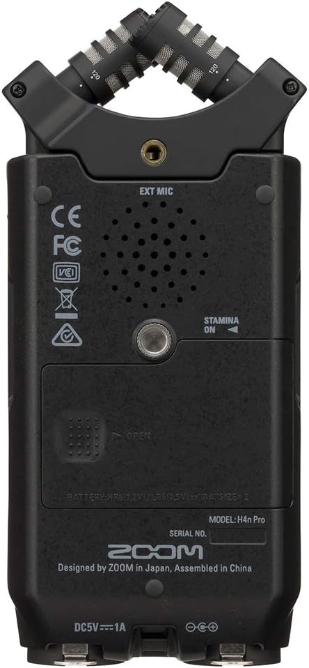 Zoom H4NPRO-COMBO-AMZ-3 All Black Portable Recorder Bundle