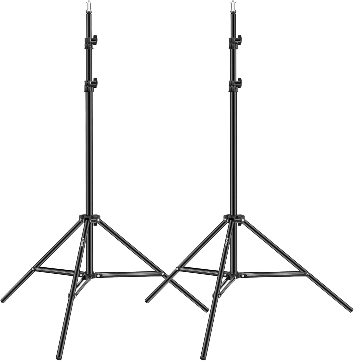 Neewer 40001215 6.23ft Aluminum Light Tripod 2-Pack