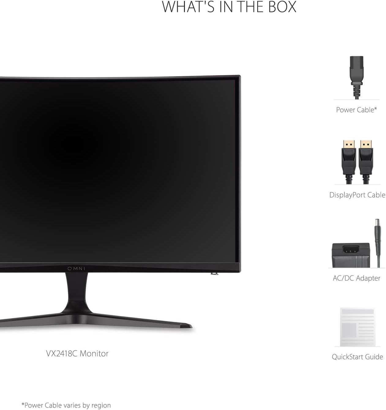 ViewSonic VX2418C 24" 180Hz Curved Gaming Monitor
