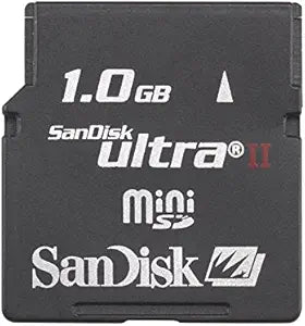 SanDisk SDSDMU-1024-A10M 1GB Mini Secure Digital Card