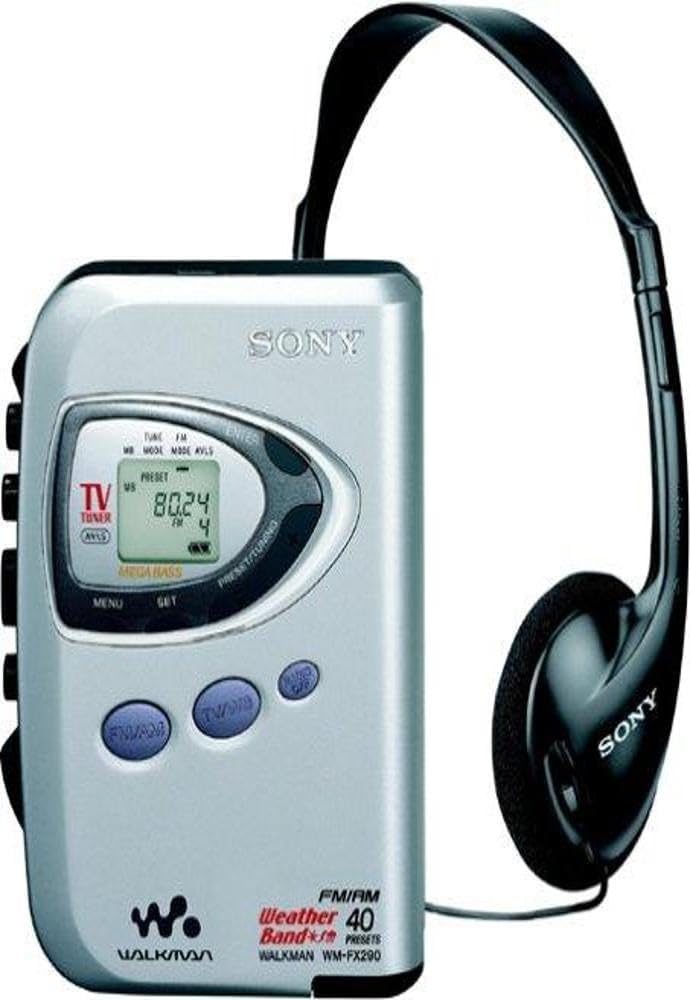 Sony WM-FX290 Stereo Cassette Player FM/AM Weather — main product image