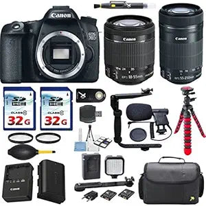 Canon 33-CAN70DKITD-010516 EOS 70D DSLR Camera Bundle