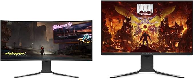 Alienware AW3420DW, AW2720HF Gaming Monitor Bundle UltraWide 34" and 27"