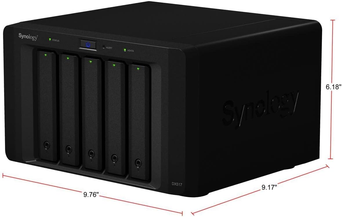 Synology DX517 5-Bay Expansion Unit - NAS Storage (Diskless)