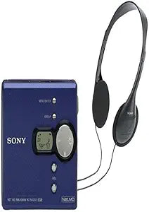 Sony MZN420D Net MD Walkman - Portable MiniDisc Player (Blue) — main product image