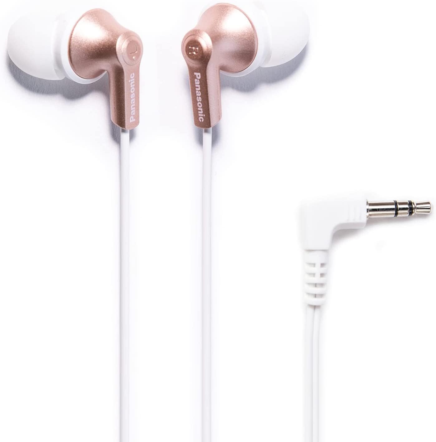 Panasonic RP-HJE120-N ErgoFit Wired Earbuds - Rose Gold