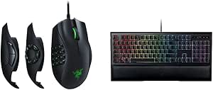 Razer RZ01-02410100 Gaming Mouse & Ornata RGB Keyboard Bundle