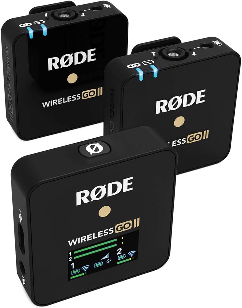 Rode ROD-WIGOII Wireless GO II Mic System Lavalier Bundle