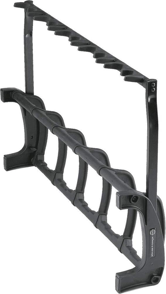K&M 17515.016.55 Guardian 5-Guitar Rack Stand Black