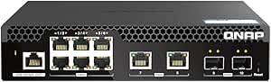 QNAP QSW-M2106R-2S2T-US 10-Port 10GbE Managed Switch