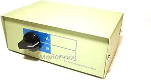 Monoprice 139282 2-Way DB9 Data Switch AB Male