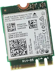 Intel 7265 Dual Band Wireless-N NGFF WLAN Card
