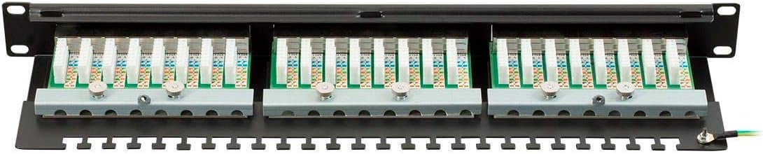 Monoprice 2016 Half-U Cat5e 24-Port Patch Panel