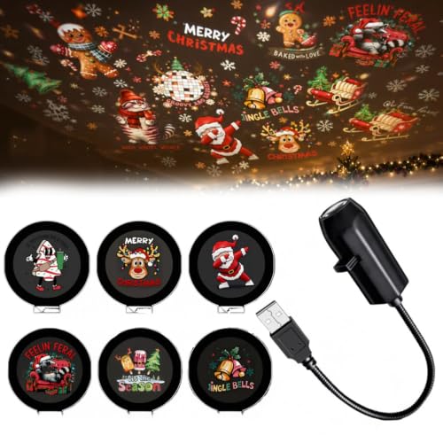 Generic Plug and Play HD Christmas Scene Projector — main product image