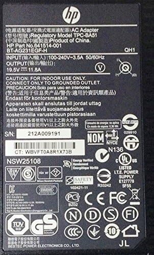 HP TPC-BA51 230W Genuine TouchSmart EliteBook Adapter