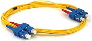 Monoprice 104628 SC/SC Single Mode Fiber Optic Cable - 2 Meter