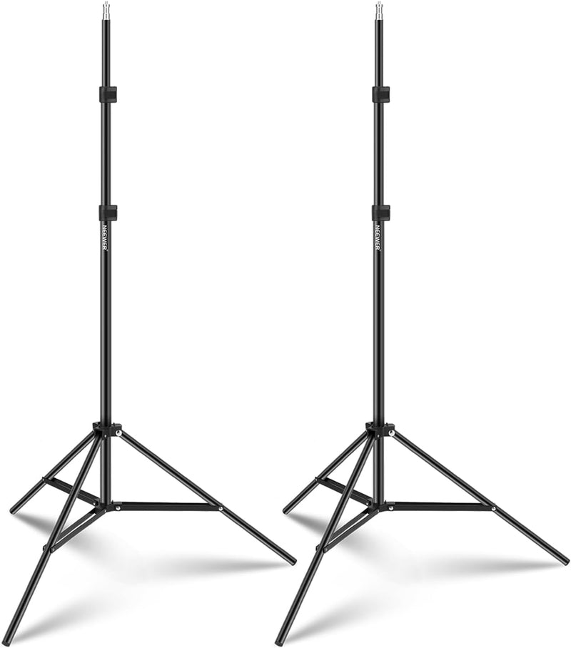 Neewer 90084538 7ft Photography Light Stands 2-Pack — main product image