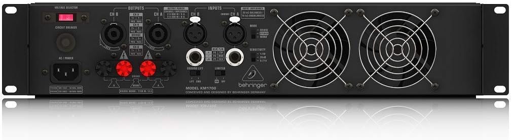 Behringer KM1700 1700-Watt Stereo Power Amplifier
