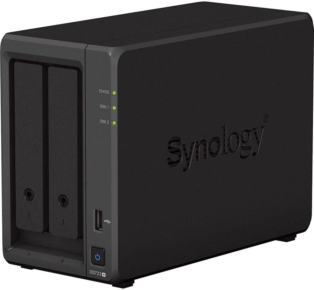 Synology DS723+ Ryzen 8TB SSD NAS Server