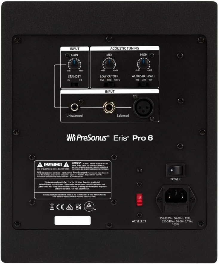 PreSonus Eris Pro 6 Active Studio Monitor Bundle