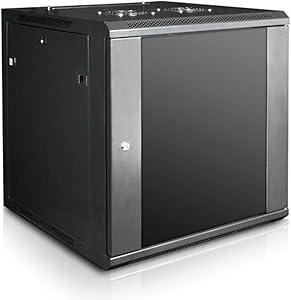 Monoprice 110332 12U Wallmount Server Cabinet - 600mm Depth